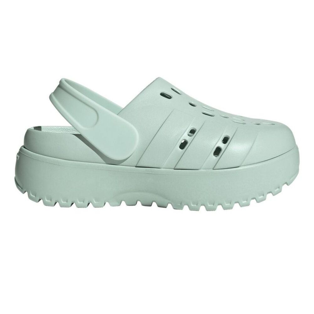 Adidas Womens/Ladies Adilette Platform Clogs / Blue
